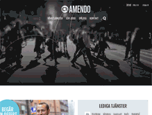 Tablet Screenshot of amendo.se